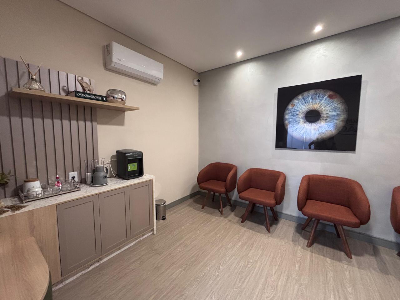 Sala de espera do Instituto da Visão